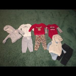 9 month Christmas/Winter Baby Boy Outfits